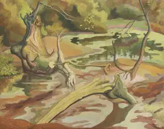 Ian Grant, Untitled, oil on canvas 72 x 91cm .