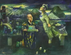Mick Rooney, Untitled, oil on canvas 61 x 76cm Provenance: Portal Gallery