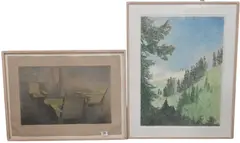 Stephen See, Three Chairs, Pastel/crayon on paper Each