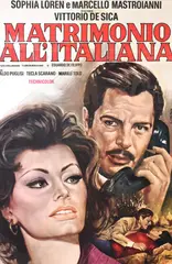 Luciano "Luca" Crovato, Matrimonio all'Italiana (Marriage Italian Style), 1968, Silkscreen on paper movie poster