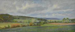Belmont Overcast by David Grubb, 1986, Screenprint, offered Jul 2026