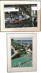 Armond Fields, Field's Landing, 1980, Serigraph