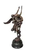Antonin Mercié, Gloria Victis, Bronze on black lacquered base total height 25 inches