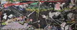 Gerry Bergstein, Balance I and II, 1986, Mixed media oil on canvases, diptych