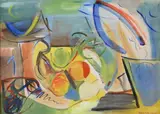 Hans Hofmann, Untitled Composition, Oil on paper laid on board