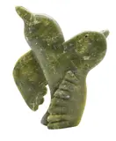 Two Headed Bird Transformation by Toonoo Sharky, 1995, Carved green soapstone sculpture, offered May 2026
