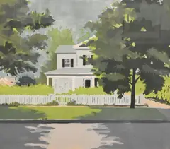 Porter's House III by Richard Kirk Mills, 1983, Serigraph, offered May 2026