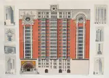 Richard Haas, Homage to the Chicago School, 1983, Silkscreen in colors