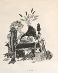 Edward Gorey, Nepomukiana and Volapuk Bible, Lithograph, edition 194/200
