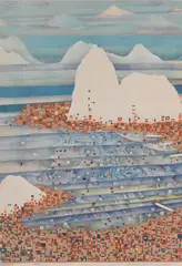 Risaburō Kimura, Rio, Screenprint on BFK Rives paper