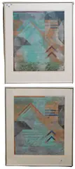 Robert Kelly, Kalasa I, 1985, Mixed media serigraph