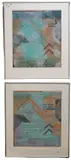 Robert Kelly, Kalasa I, 1985, Mixed media serigraph