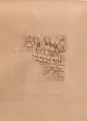 Saints and Sinners by Rosemarie Castoro, 1980, Pencil collage on Strathmore paper, offered Mar 2026