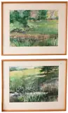 Early Morning Fields by Laura J. Eden, circa 1980, Watercolor on paper, offered Mar 2026