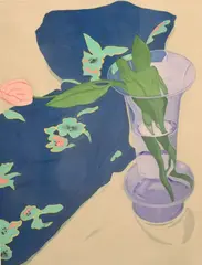 Blue Present by Harriet Shore, Serigraph, 5/65, offered Mar 2026
