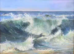 Big Wave by Beverly Schirmeier, Pastel on paper, offered Mar 2026