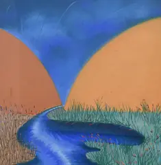 Gorgeous Gorge by Barbara Sosson, 1983, Pastel on paper, offered Mar 2026