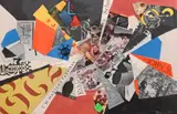 Judith Rothschild, Rothschild Family, Collage Mixed media cut paper collage