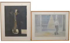 Elinore Schnurr, Chase Manhattan #80, 1984, Watercolor and gouache on paper