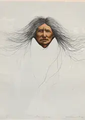 Frank Howell, Teton Woman, 1988, Lithograph