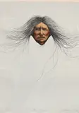 Frank Howell, Teton Woman, 1988, Lithograph