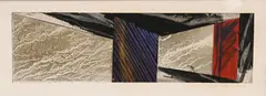 Laddie John Dill, Untitled Composition, 1983, Oil and pastel on paper