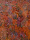 Abstract Composition in Red by Beauford Delaney, Oil on paper Marked lower right Beauford Delaney, offered Feb 2026