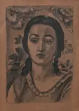 Henri Matisse, Jeune Fille Aux Boucles Brunes, Lithograph on cream woven paper