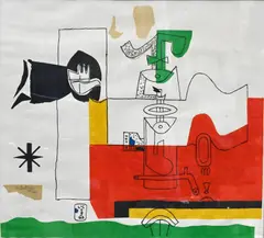 Le Corbusier, Totem, 1963, Lithograph