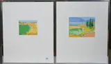 Evergreens by Reynard Milici, 1980, Pastel on paper, offered Jan 2026
