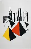 Alexander Calder, The Boston Society of Architects, circa 1970, Screenprint on wove paper
