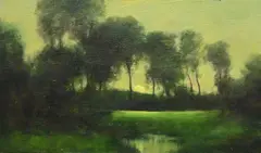 Dennis Sheehan, First Glimpse, Oil on canvas