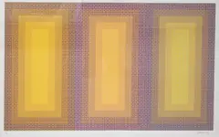 Stratified by Julian Stanczak, circa 1980, Silkscreen, Artist Proof, offered Jan 2026