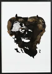 Adam Helms, Untitled Portrait, 2007, Oil on mylar