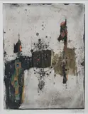 Johnny Friedlaender, Untitled Abstract Composition, Aquatint etching, artist proof