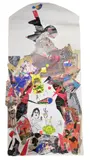Ardeshir Mohasses, Persian, Collage, 1987/88 Mixed media, ink, watercolor, cut paper collage