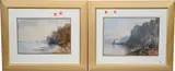 Seaside Landscapes "On The Potomac, NY" by Charles Day Hunt, Watercolor on paper, offered Jan 2026