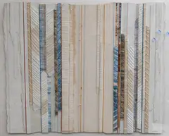Robert Quijada, White Composition VIII, 1981, Mixed media paper collage