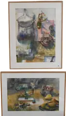Pear Scale by Charles Schmidt, Watercolor on Arches paper, offered Jan 2026