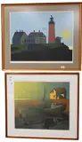 Arthur Seller, Sun Struck House, Screenprint