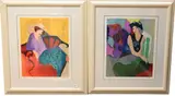 Itzchak Tarkay, Lady Sitting, Lithograph
