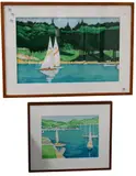 Sunday Sailing by Reynard Milici, 1982, Pastel on paper, offered Jan 2026