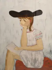 Milton Avery, The Brown Hat, 1948, Screenprint on wove paper, from the