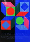 Victor Vasarely, Pittsburgh International Poster, Silkscreen poster, 1970