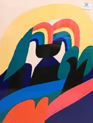 Carol Summers, Agua Caliente, 1972, Silkscreen, artist proof