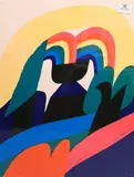 Carol Summers, Agua Caliente, 1972, Silkscreen, artist proof