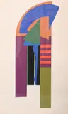 Budd Hopkins, Guardian, 1979, Silkscreen, A.P. 7/45