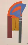Budd Hopkins, Guardian III, 1980, Silkscreen, A.P. 8/25