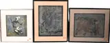 Hans Erni, Bulls, Lithograph