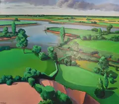Meadowlands by Peter Homitzky, Oil on canvas, offered Oct 2025